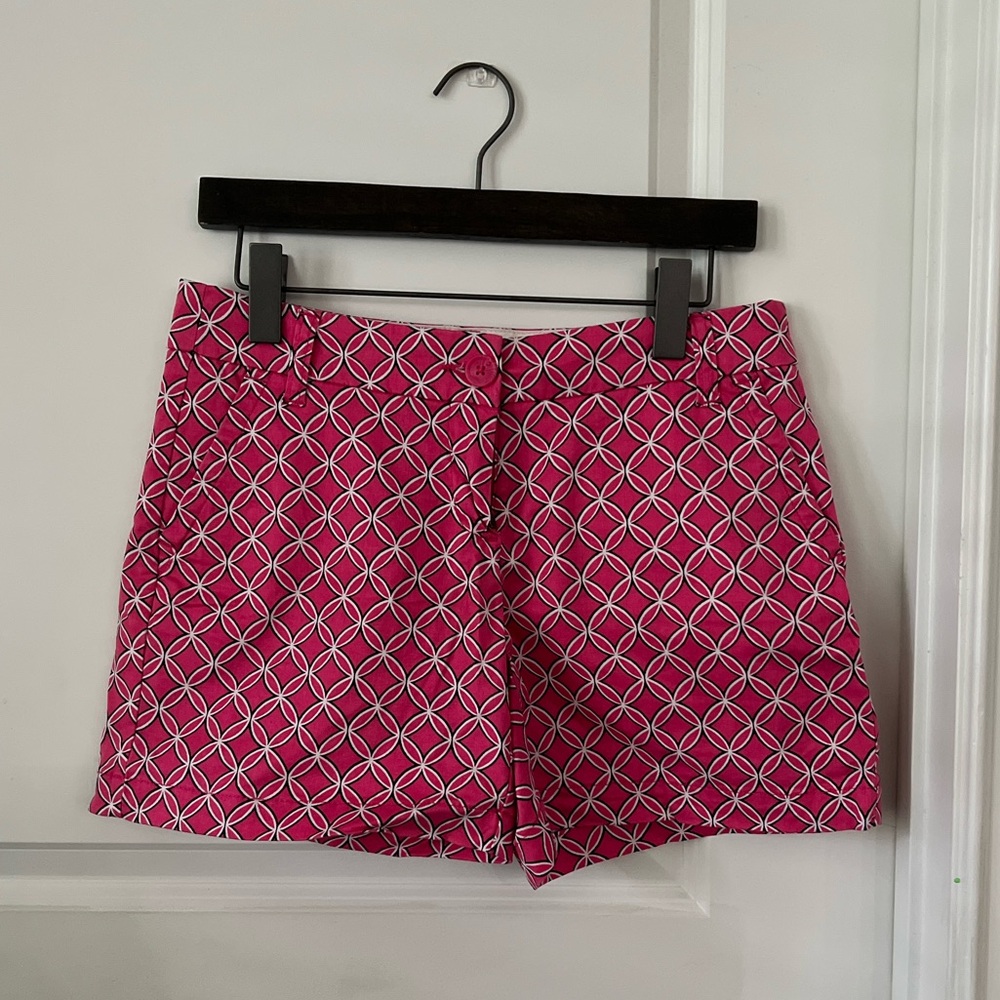 Crown & Ivy Pink Printed Shorts